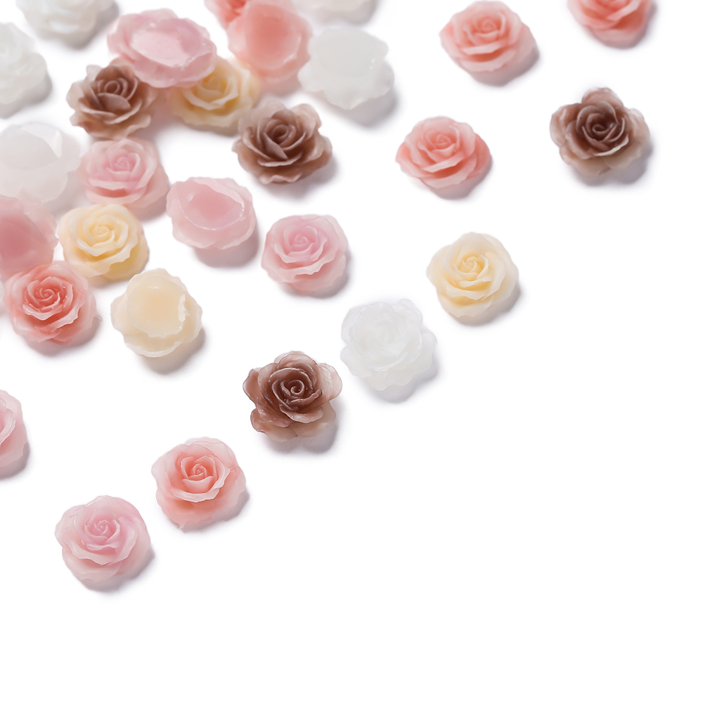 Resin Craft Ideas - 20/50 pz Senza Foro Fiore In
