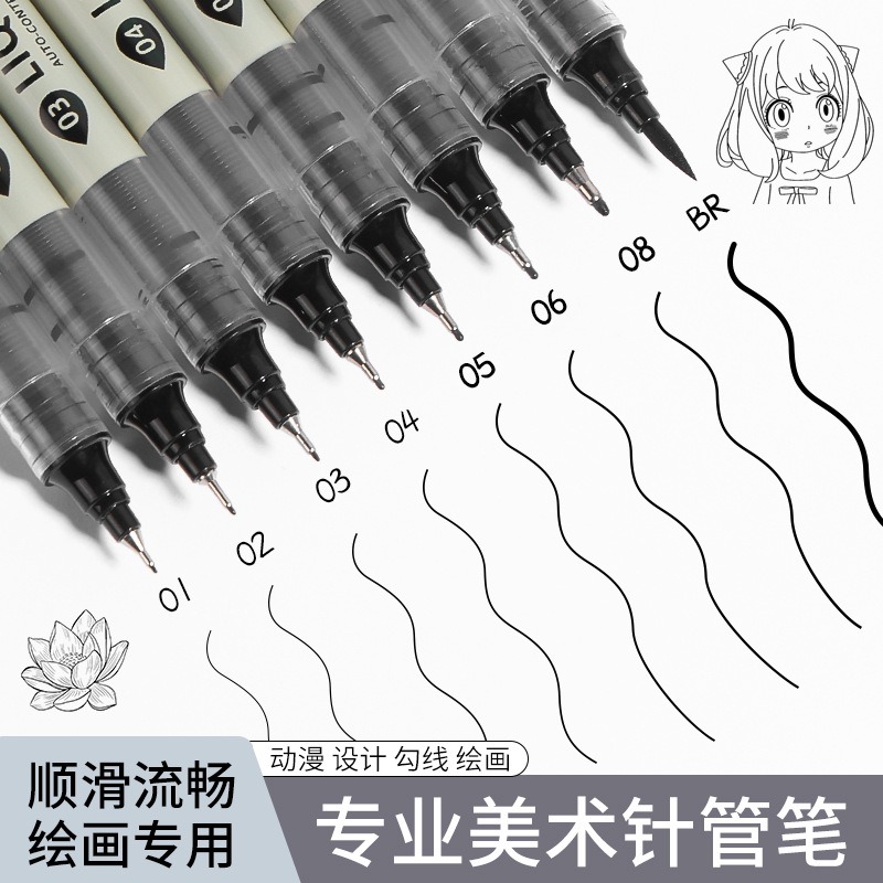 Set di 5/8/12 Pennarelli Neri  - Copic Marker Sketch recensione e prezzo
