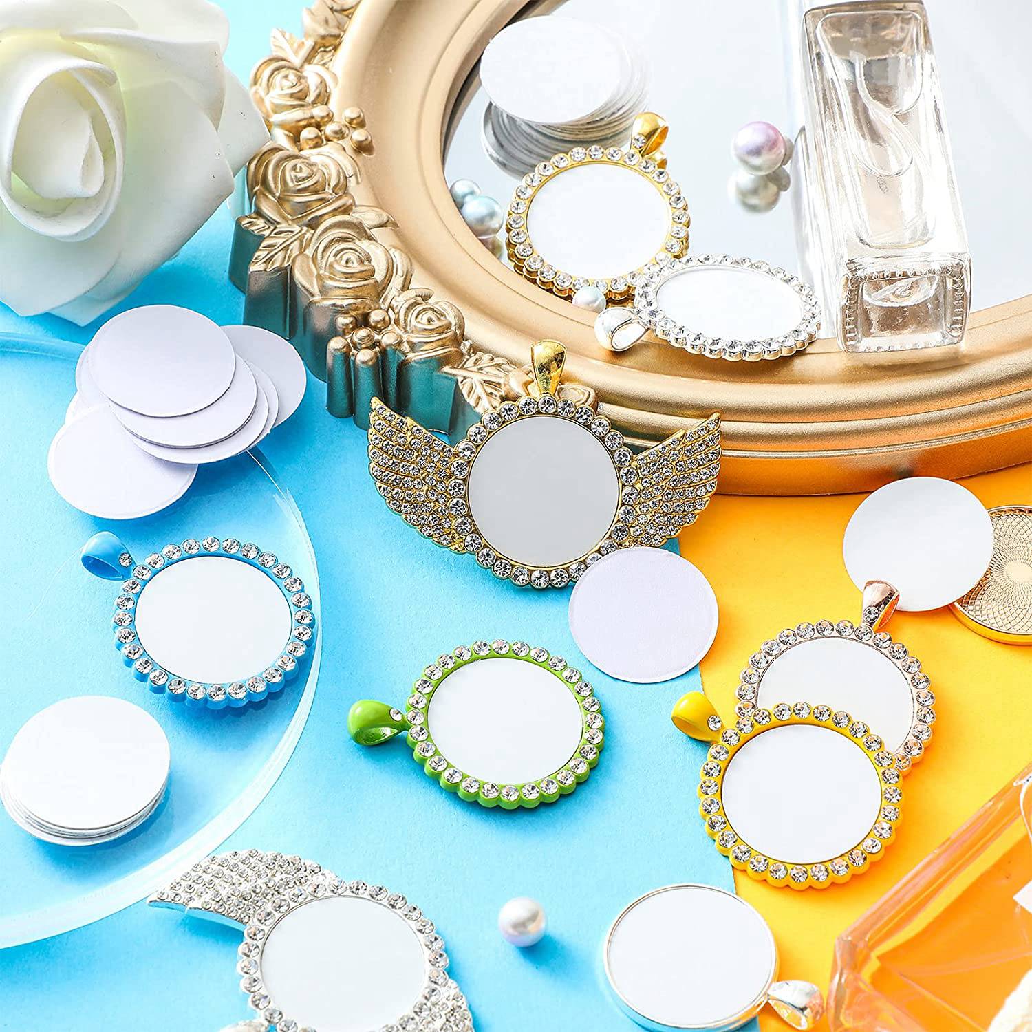 AT35-Set di adesivi in allumin - Bezels Set Pendant recensione e prezzo