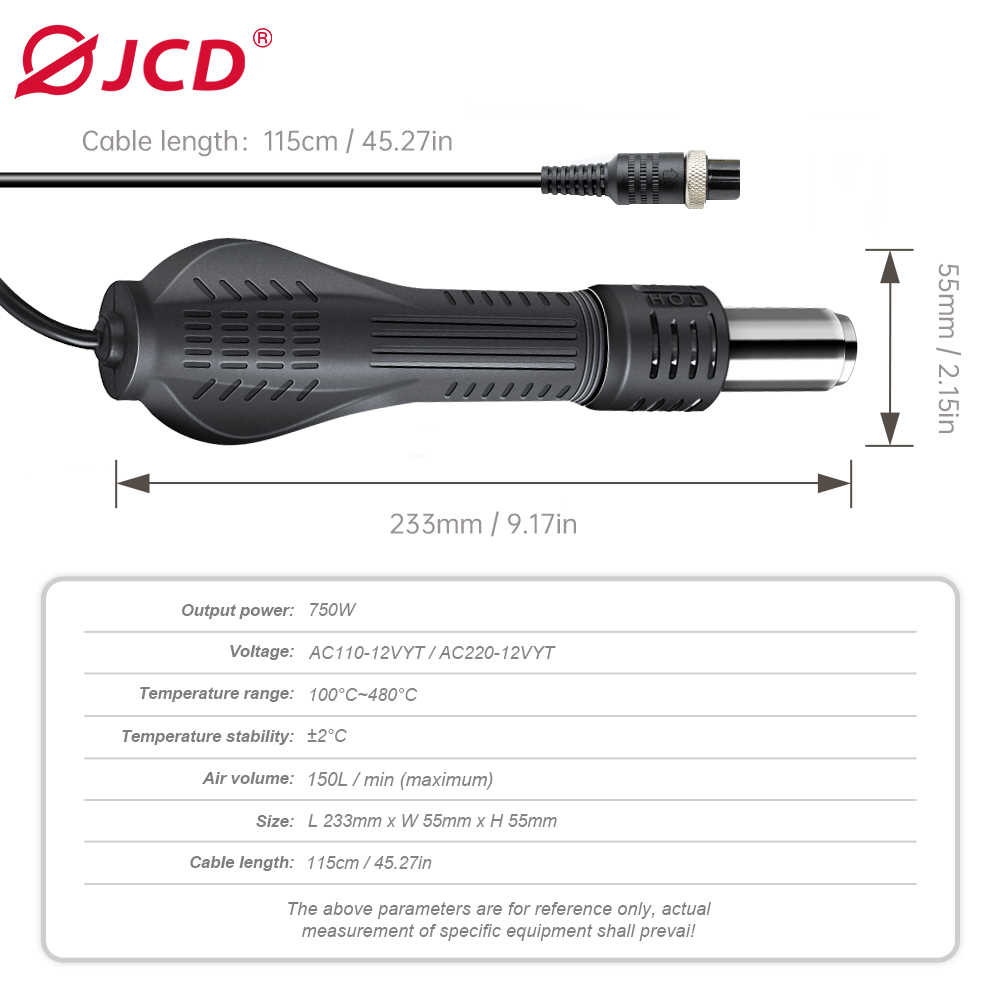 Stazione di saldatura JCD con  - Heat Gun Small recensione e prezzo